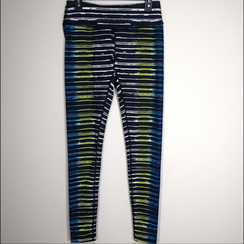Zella Live In Leggings Multicolor Stripe Small